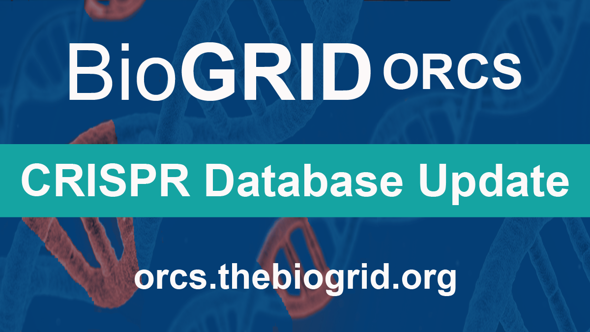 BioGRID ORCS Version 1.1.11 Released